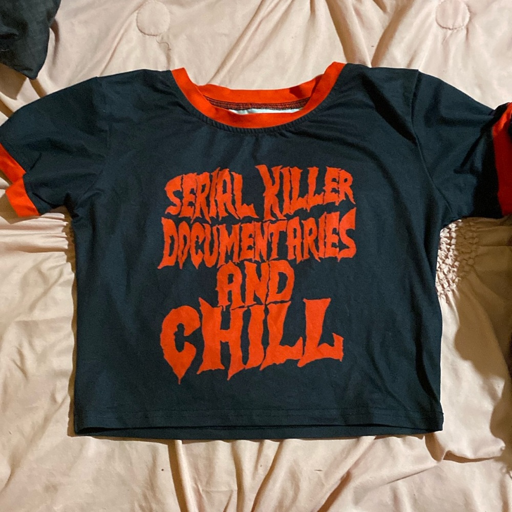 Serial killer documentaries and chill crop top